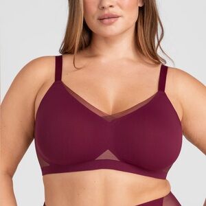 HoneyLove Crossover Wireless Bra 1X in Fig